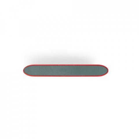 11104. Bateria port&aacute;til e carregador por indu&ccedil;&atilde;o em alum&iacute;nio com bateria de pol&iacute;mero de l&iacute;tio 4.000 mAh - Vermelho