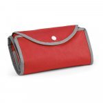 11125. Sacola dobr&aacute;vel em non-woven (80 g/m&sup2;) - Vermelho