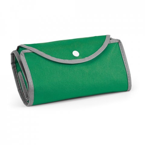 11125. Sacola dobr&aacute;vel em non-woven (80 g/m&sup2;) - Verde