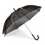 11142. Guarda-chuva em POE com abertura autom&aacute;tica - Preto