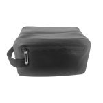 LARISSA. Bolsa de cosm&eacute;ticos em PVC 500D resistente a &aacute;gua - Preto