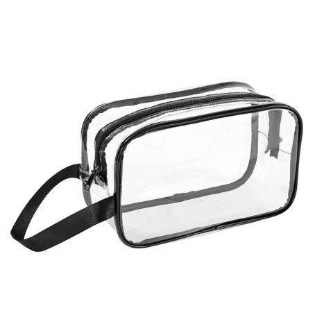 AUREA. Bolsa de cosm&eacute;ticos transparente em PVC