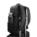CANNES. Mochila de viagem em poli&eacute;ster 600D com compartimento para notebook 15" - Preto