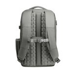 CANNES. Mochila de viagem em poli&eacute;ster 600D com compartimento para notebook 15" - Cinza