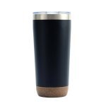 ROM&Aacute;RIO. Copo de viagem t&eacute;rmico em a&ccedil;o inox 500 mL - Preto