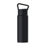 GA&Uacute;CHO. Garrafa t&eacute;rmica em a&ccedil;o inox 700 mL - Preto