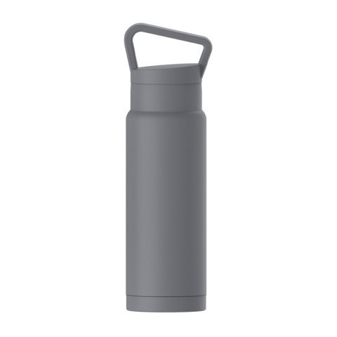 GA&Uacute;CHO. Garrafa t&eacute;rmica em a&ccedil;o inox 700 mL - Cinza