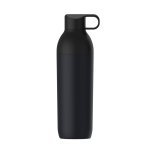KUNZE. Garrafa e copo t&eacute;rmico 2 em 1 em a&ccedil;o inox 600 mL - Preto