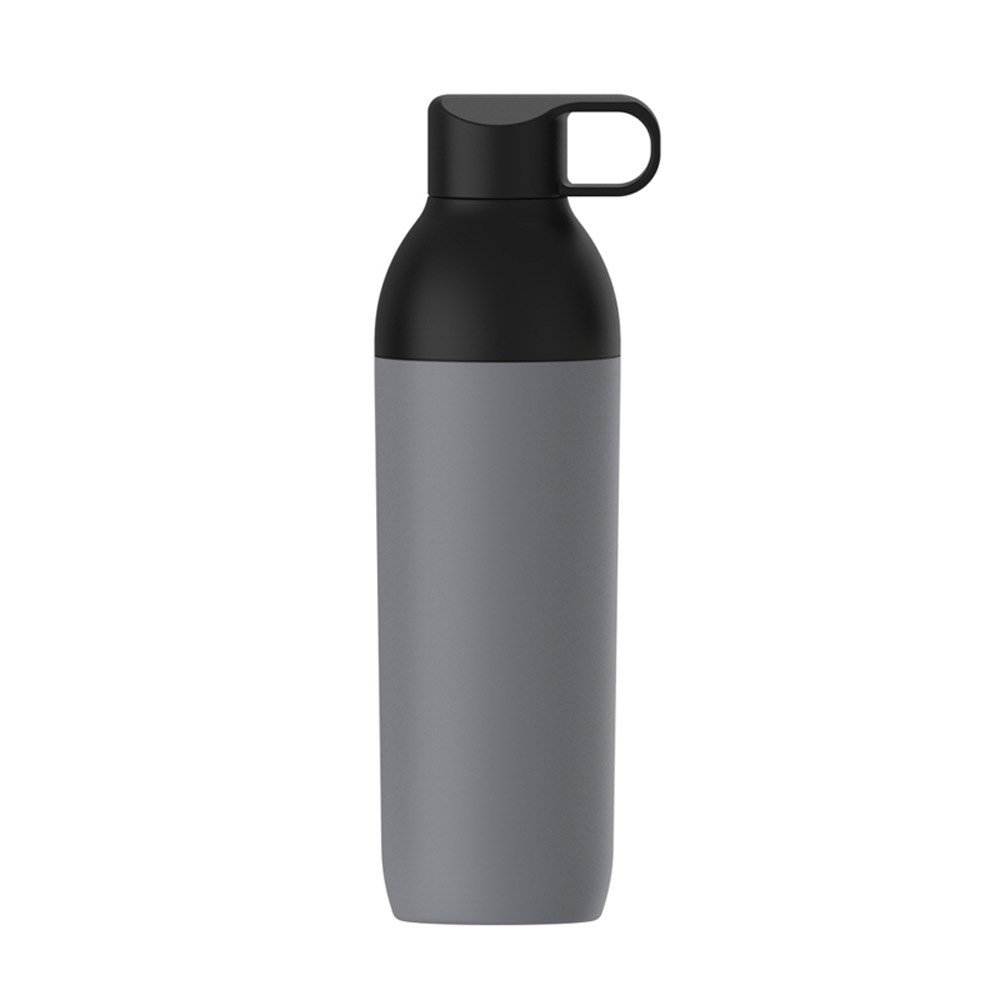Garrafa e copo térmico 2 em 1 em aço inox 600 mL — foto 3