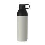 KUNZE. Garrafa e copo t&eacute;rmico 2 em 1 em a&ccedil;o inox 600 mL - Bege
