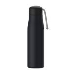 SCHERER. Garrafa t&eacute;rmica em a&ccedil;o inox 500 mL - Preto
