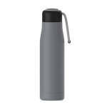 SCHERER. Garrafa t&eacute;rmica em a&ccedil;o inox 500 mL - Cinza