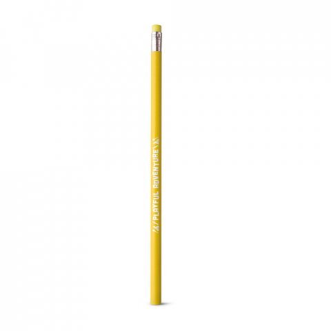 ATENEO. L&aacute;pis com borracha - Amarelo