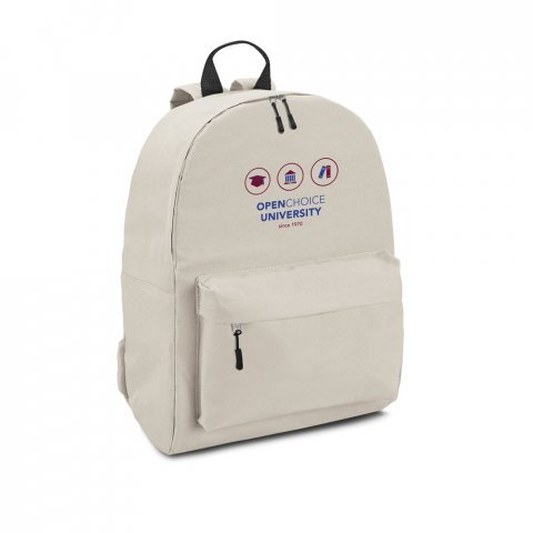 BERNAS. Mochila em 600D com al&ccedil;as almofadadas 18 L - Bege