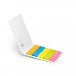 LINS. 5 blocos adesivados com 20 folhas em cart&atilde;o - Branco