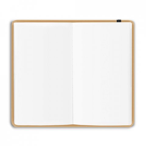 VILA&Ccedil;A. Caderno A7 de capa r&iacute;gida em papel com p&aacute;ginas lisas - Preto