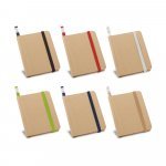 VILA&Ccedil;A. Caderno A7 de capa r&iacute;gida em papel com p&aacute;ginas lisas