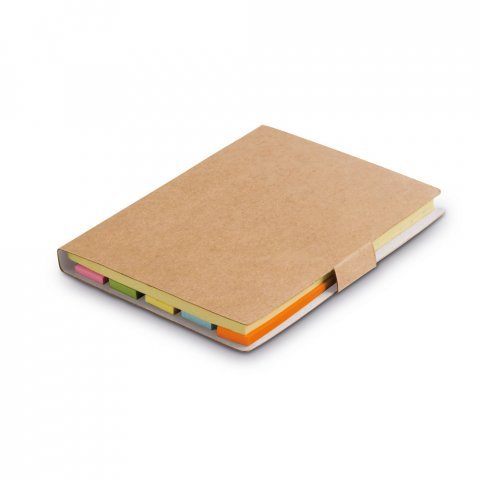 CAMPOS. 7 blocos adesivados com 25 folhas - Natural