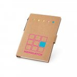 GULLAR. 6 blocos adesivados com 25 folhas cada e capa em papel kraft reciclado - Natural