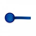 CARGNIN. Squeeze esportiva em PET 100% reciclado, com acabamento fosco 600 mL - Azul