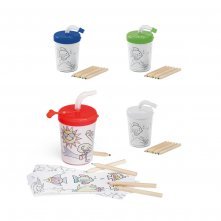 GIRAFFE. Copo de viagem para crian&ccedil;as em PP e PS 200 mL