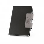 SPENSER A5. Agenda A5 com capa dura em PU - Cinza