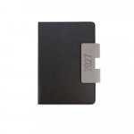 SPENSER A5. Agenda A5 com capa dura em PU - Cinza claro