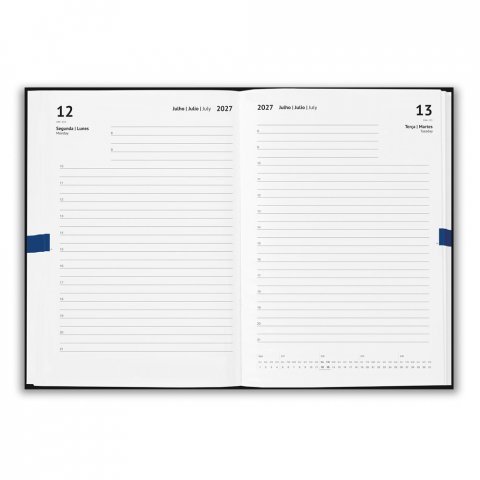 SPENSER A5. Agenda A5 com capa dura em PU