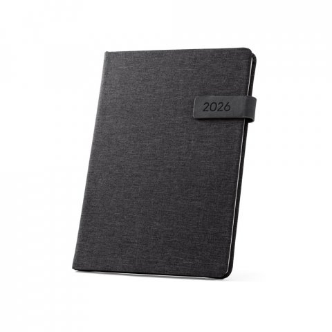 ANDRESEN B5. Agenda em PET reciclado (100% rPET) - Preto
