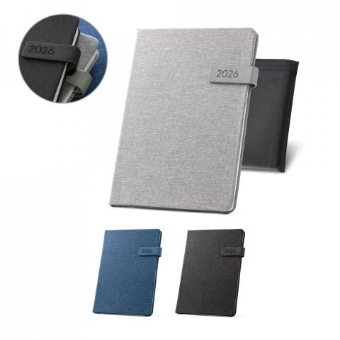 ANDRESEN B5. Agenda em PET reciclado (100% rPET)