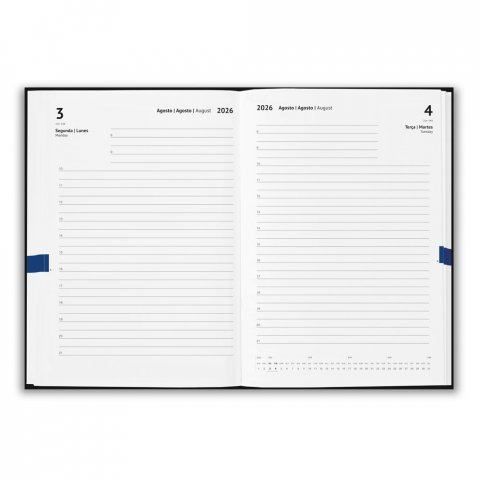 TAGORE A5. Agenda A5 em pele (58% reciclada)