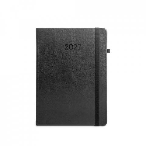 WATERS B5. Agenda B5 em PU &agrave; base de &aacute;gua - Preto