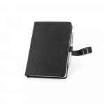 MUSSET A5. Agenda A5 em PU (58% reciclado) - Preto