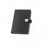MUSSET A5. Agenda A5 em PU (58% reciclado) - Preto