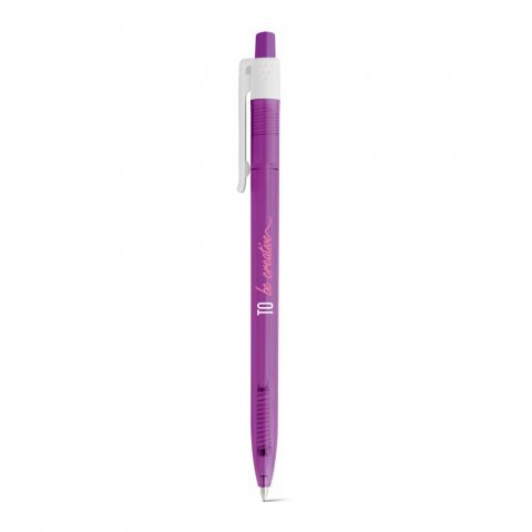 DARA FROST. Caneta esferogr&aacute;fica - Roxo