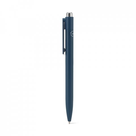 KYLIE. Caneta esferogr&aacute;fica em alum&iacute;nio 94% reciclado com escrita em azul - Azul