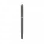 KYLIE. Caneta esferogr&aacute;fica em alum&iacute;nio 94% reciclado com escrita em azul - Cinza claro