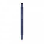 CLINT MATE. Caneta esferogr&aacute;fica com um design moderno em alum&iacute;nio 100% reciclado, com acabamento mate - Azul