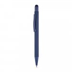 CLINT MATE. Caneta esferogr&aacute;fica com um design moderno em alum&iacute;nio 100% reciclado, com acabamento mate - Azul