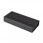SARAMAGO. Set premium de 1 caneta esferogr&aacute;fica e 1 caneta roller em cobre e a&ccedil;o inox, com escrita em azul