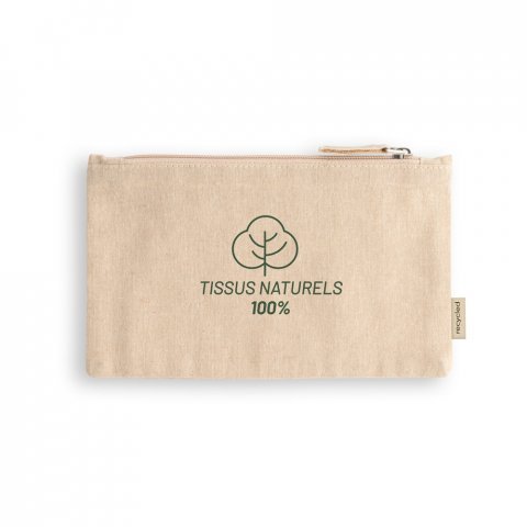 MILLIE. Bolsa multifun&ccedil;&otilde;es em 70% algod&atilde;o reciclado e 30% poli&eacute;ster reciclado (140 g/m&sup2;) - Natural
