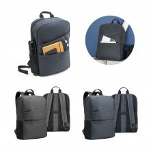 REPURPOSE BACKPACK. Mochila para notebook (15.6") em poli&eacute;ster reciclado 600D de alta densidade (12 L)
