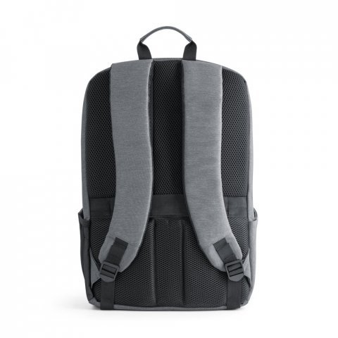 BROOKLYN. Mochila para notebook 15" em Nylon 2Tone imperme&aacute;vel - Cinza claro