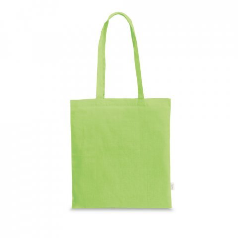 CAIRO. Sacola em 70% algod&atilde;o reciclado e 30% poli&eacute;ster reciclado (180 g/m&sup2;) sem tingimento - Verde claro