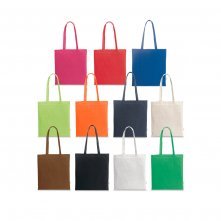 CAIRO. Sacola em 70% algodão reciclado e 30% poliéster reciclado (180 g/m²) sem tingimento