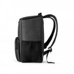 BOSTON COOLER. Cooler. Mochila com isolamento t&eacute;rmico em Nylon 2Tone com interior forrado em PEVA 14 L - Preto