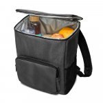 BOSTON COOLER. Cooler. Mochila com isolamento t&eacute;rmico em Nylon 2Tone com interior forrado em PEVA 14 L - Preto