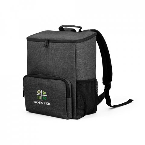 BOSTON COOLER. Cooler. Mochila com isolamento t&eacute;rmico em Nylon 2Tone com interior forrado em PEVA 14 L - Preto