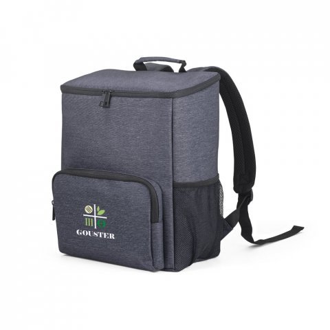 BOSTON COOLER. Cooler. Mochila com isolamento t&eacute;rmico em Nylon 2Tone com interior forrado em PEVA 14 L - Azul