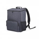 BOSTON COOLER. Cooler. Mochila com isolamento t&eacute;rmico em Nylon 2Tone com interior forrado em PEVA 14 L - Azul